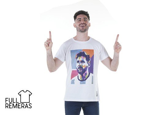 Remera Messi blanca