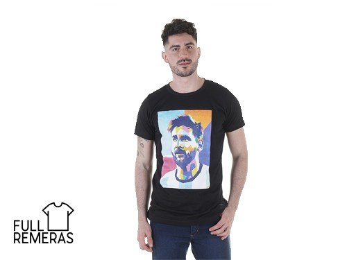 Remera Messi negra