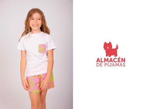 Pijama Teens Short y Manga Corta Verde Lima | Almacén de pijamas