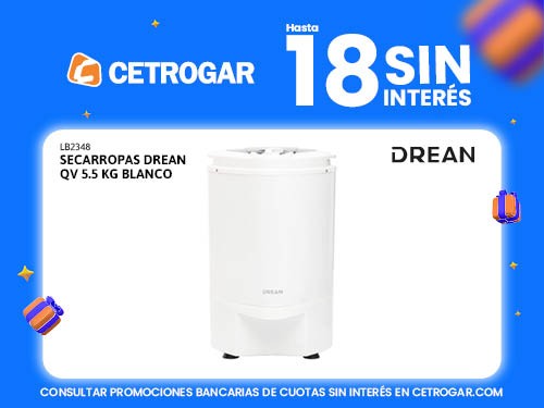 Secarropas Drean QV 5.5 kg blanco