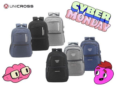 Mochilas UNICROSS Porta Notebooks Laptops