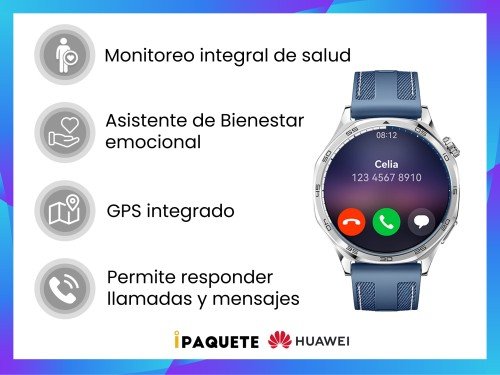 Smartwatch Huawei Gt5 46mm Reloj Inteligente Deporte Gps Cuidado Salud