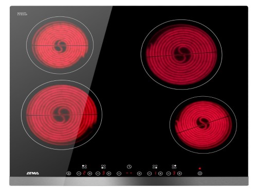 Anafe vitrocerámica Atma CAE3040V 4Z negra