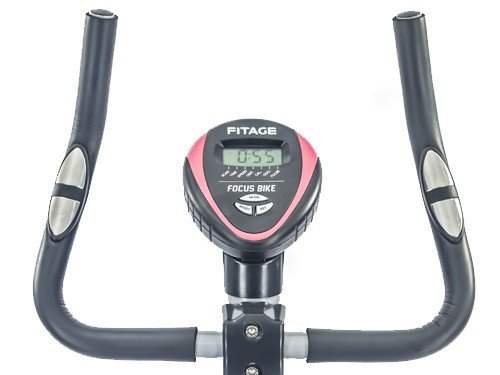 Bicicleta fija magnética Fitage FOCUS BIKE con display