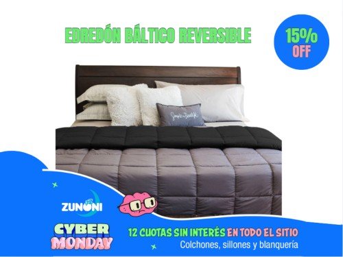 Edredon Báltico Simil Plumón Reversible