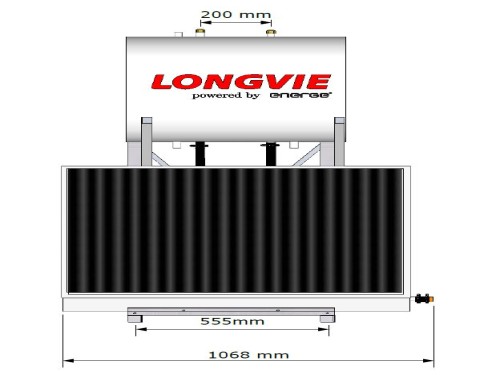 Termotanque Solar Longvie Alta Presión 90l Tsap90s