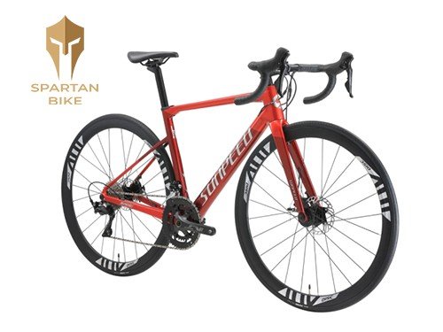 Bicicleta Sunpeed Invincible Roja 22 velocidades rodado 28