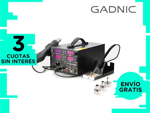 Estación de Soldado Gadnic 909D SMD 750w Profesional 4 en 1