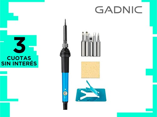 Kit de Soldador Gadnic Lapicera Tipo Lápiz Punta Intercambiable de Cob