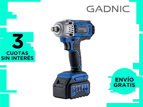 Llave de impacto inalámbrica Gadnic D200 20V