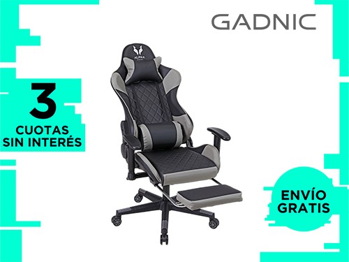 Silla Gamer Pro Gadnic Ergonómica Respaldo Ajustable Reposabrazos 