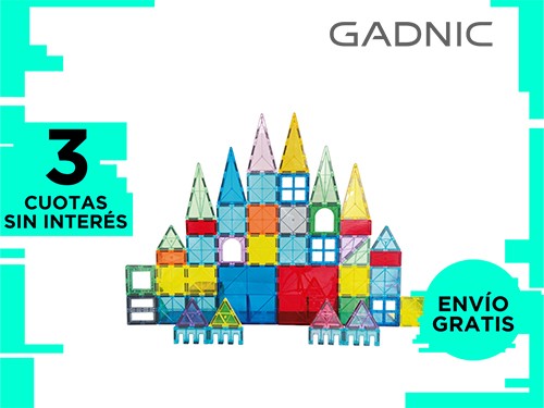 Bloques De Construcción Gadnic Magneticos 120 Piezas De Juguetes Para 