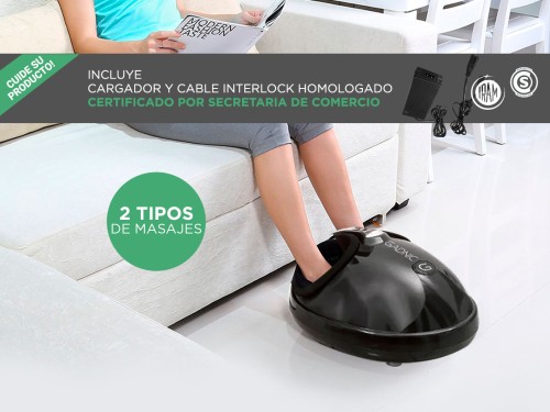 Masajeador Gadnic Foot Massage Luxury Para Pies 2 Modos Terapia Calor