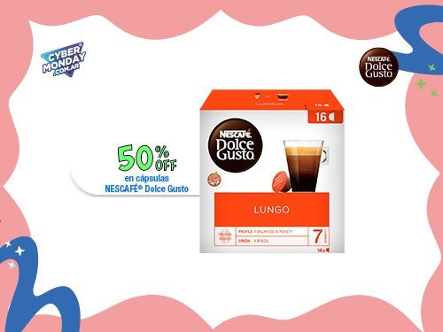 Cápsulas de Café Lungo NESCAFÉ Dolce Gusto 16 Cápsulas