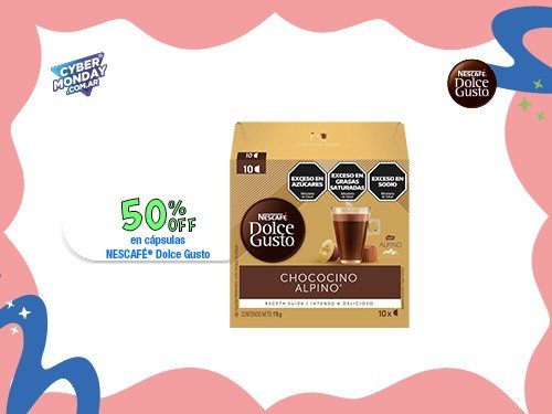 Cápsulas de Café Chococcino Alpino NESCAFÉ Dolce Gusto 10 Cápsulas