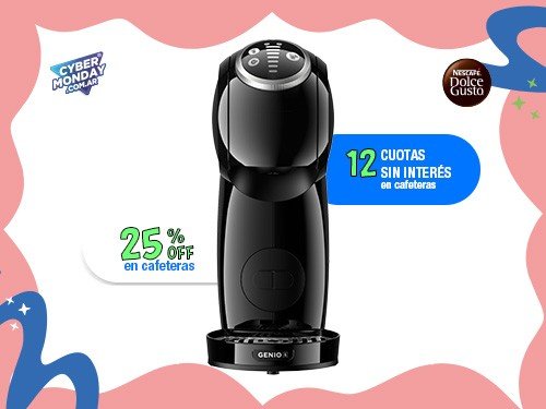 Cafetera NESCAFÉ Dolce Gusto GENIO S Plus Negra Automática