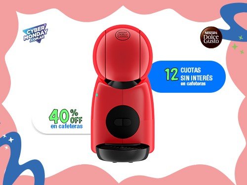 Cafetera NESCAFÉ Dolce Gusto Piccolo XS Roja Manual