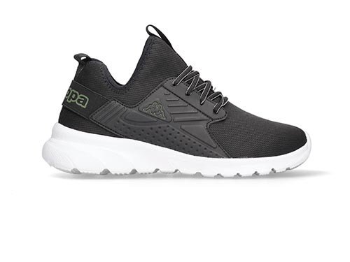 Kappa Zapatillas Logo Fiore Negro y Verde Unisex