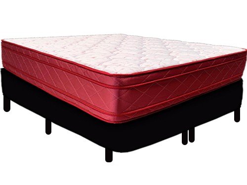 Colchón SuperKing Elegante+Sommier+Respaldo Costura+ sábanas+almohadas