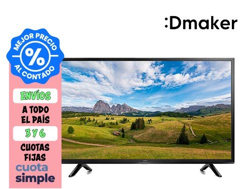 Smart Tv Led 32" HD Quint QT1-32FRAME con Linux