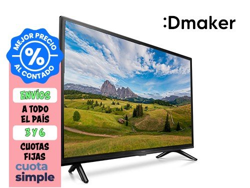 Smart Tv Led 32" HD Quint QT1-32FRAME con Linux