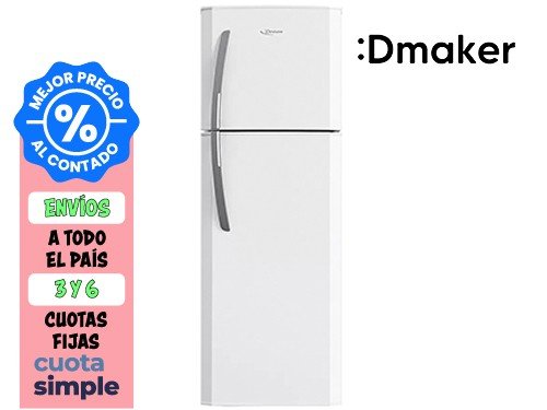 Heladera con Freezer 264L Drean HDR280F00B Blanca