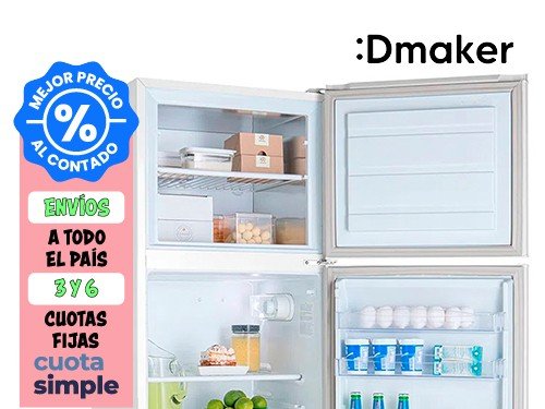 Heladera con Freezer 264L Drean HDR280F00B Blanca