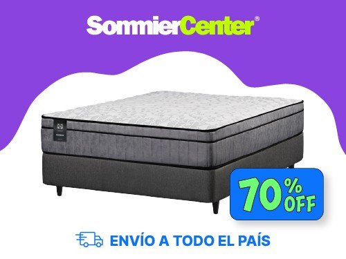 Sommier 2 Plazas Resorte Pocket Sealy Rainbow (140x190)