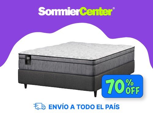 Sommier 2 Plazas Resorte Sealy Spirit (140x190)