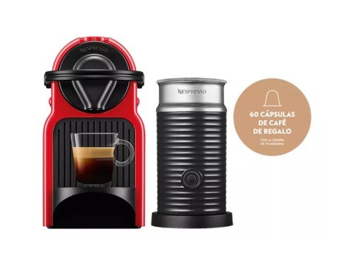 Cafetera Nespresso Electro Inissia Automatica + Aeroccino 3