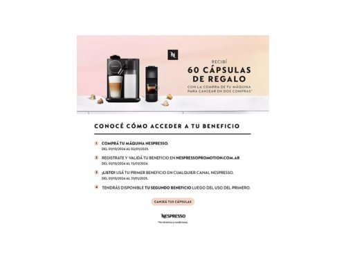 Cafetera Nespresso Electro Inissia Automatica + Aeroccino 3