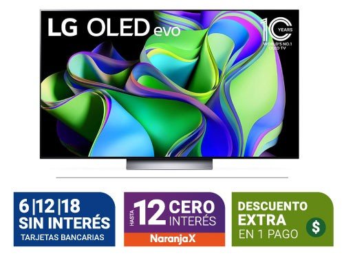 Smart Tv 55" LG OLED55C3PSA Evo C3 4K ThinQ AI