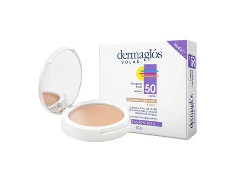 Dermaglós Crema Compacta FPS 50 con Color Tono 1 - 10 gr