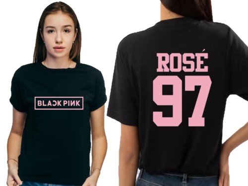 REMERA UNISEX BLACK PINK