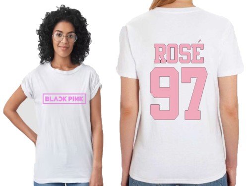 REMERA UNISEX BLACK PINK