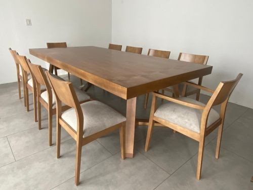 Silla comedor madera Guatambú Nórdica tapizada Calama - SILVINA C