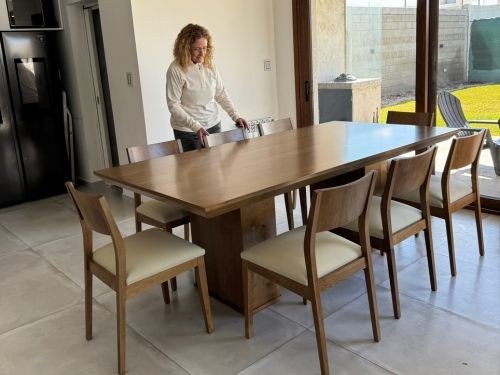 Mesa comedor madera Guatambú Moderna Yoco 2,50 x 1,20 - SILVINA C