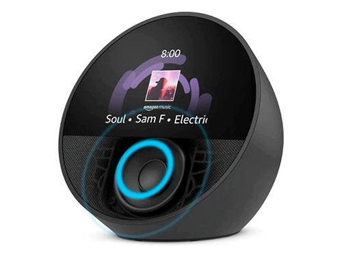 Amazon Echo Spot 2024 Pantalla De 1.83 Alarma C/alexa Negro