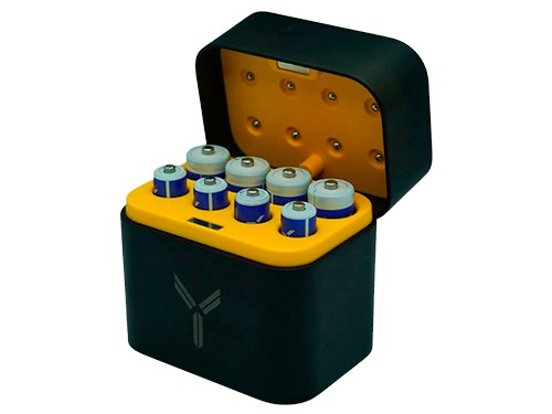 Combo Cargador Estuche + Pilas Recargables 4x Aa 4x Aaa Dellorean