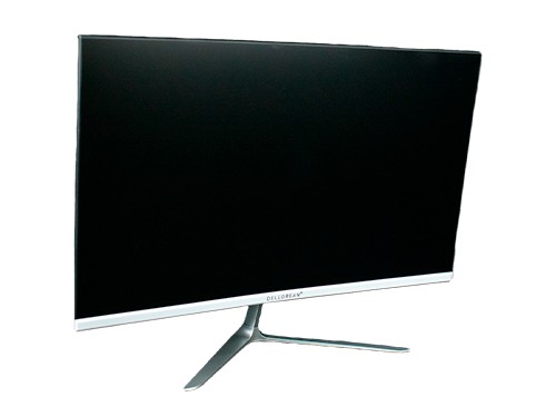 Monitor Curvo Gamer 24 Dellorean Full Hd 1080p Hdmi 75hz Vga Blanco