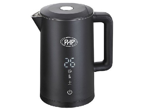 Pava Php D2215EA 1.5 Litros 2200W Electrica Negra Display Led