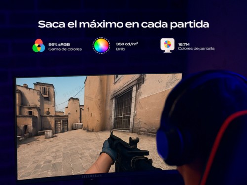 Monitor Gamer Curvo 27 Full Hd Rgb 144/165-hz Displayport Akira Blanco