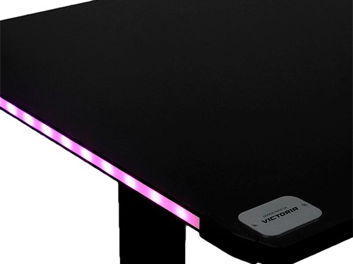 Escritorio Gamer Eléctrico Regulable C/ Rgb 1,40m Dellorean Andromeda