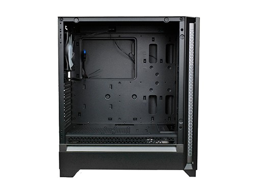 Gabinete Gamer Dellorean 4 Cooler Luces Rgb Vidrio Templado Negro
