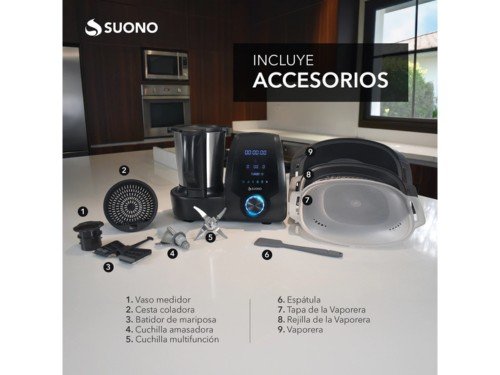 Robot Asistente De Cocina NeoChef Suono Multifunción 1700w 33L