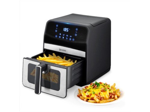Freidora de Aire Suono Airfryer Digital con Ventana 6.2L 1800W