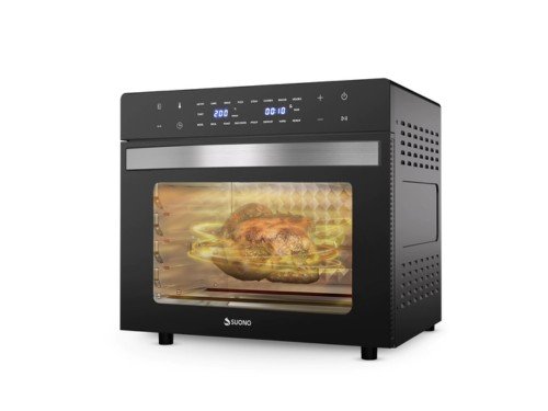 Horno Eléctrico AirFryer 45 Lts 1800W Multifunción Suono Doble Vidrio