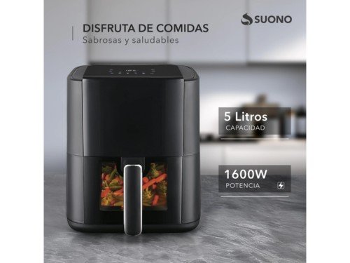 Freidora de Aire Suono Led Con Visor 5Lts