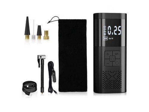 Inflador De Mano Bicicleta Moto Auto Portátil Eléctrico 150