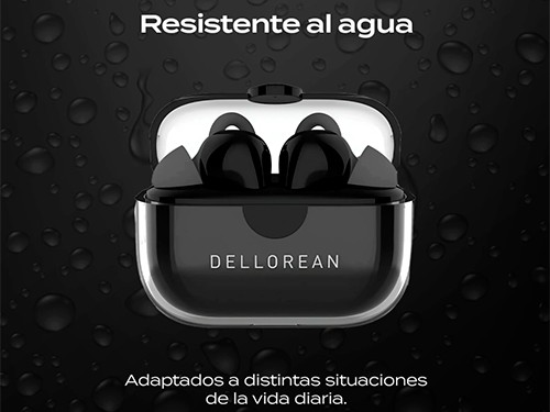 Auriculares Inalámbricos Dellorean Bluetooth D-lo1 In Ear Negro